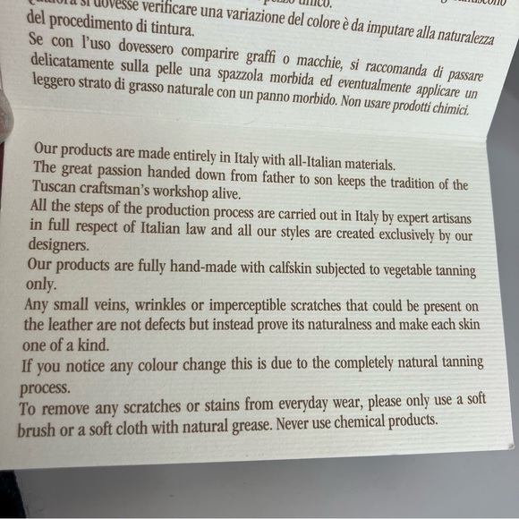 Boldrini Selleria genuine leather purse made in Italy - Picture 10 of 11